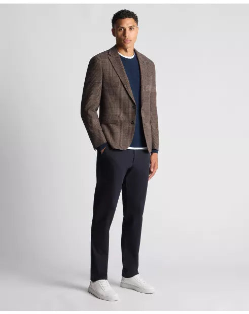 Remus Uomo Dark Blue Long Sleeve Crew Neck Sweater