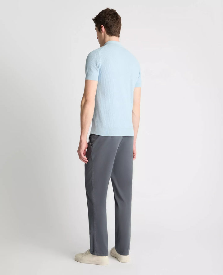Remus Uomo Knit Polo Sky Blue