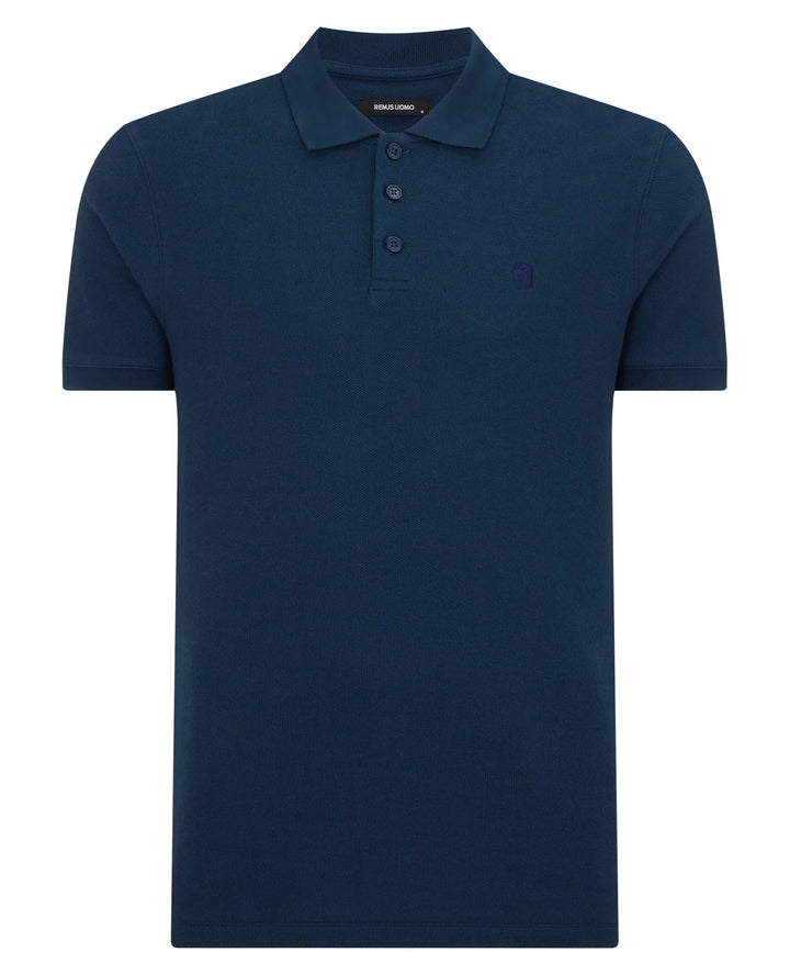 Remus Uomo Polo Shirt Dark Blue