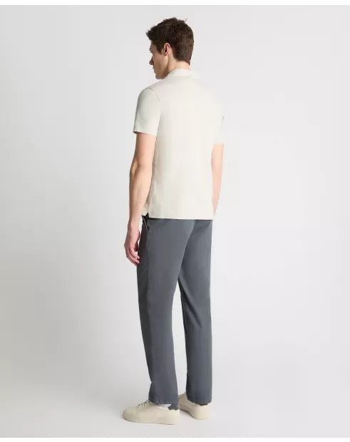 Remus Uomo V Neck Casual Top Light Grey