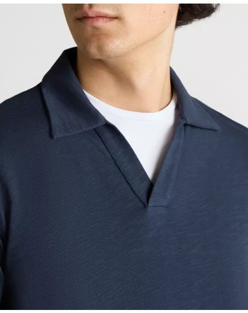 Remus Uomo V Neck Casual Top Navy