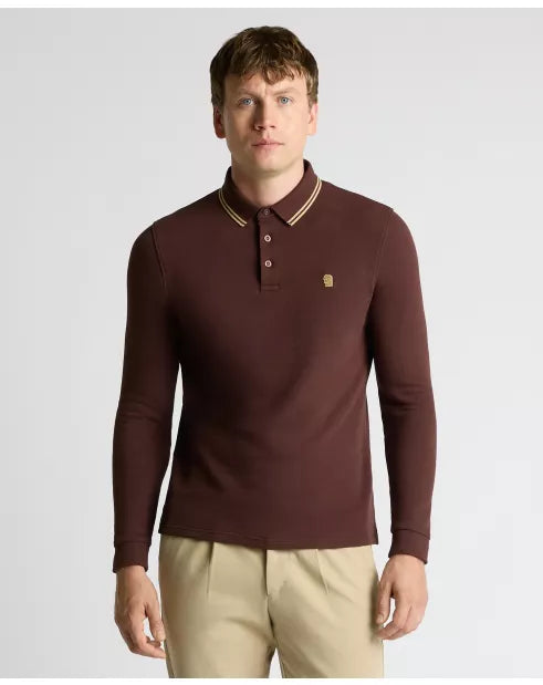 Remus Uomo Polo Shirt Dark Brown