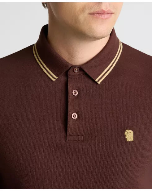Remus Uomo Polo Shirt Dark Brown