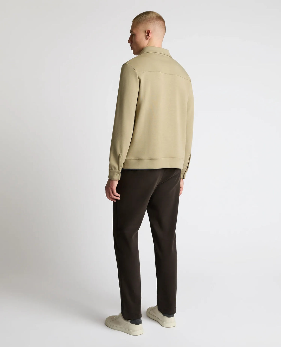 Remus Uomo Stone Full Zip Sweatshirt