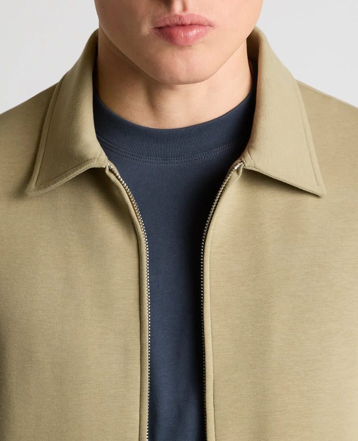 Remus Uomo Stone Full Zip Sweatshirt