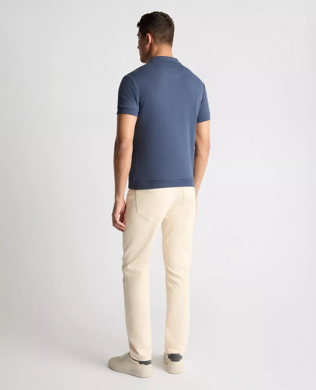 Remus Uomo Cotton Polo Shirt Dark Blue