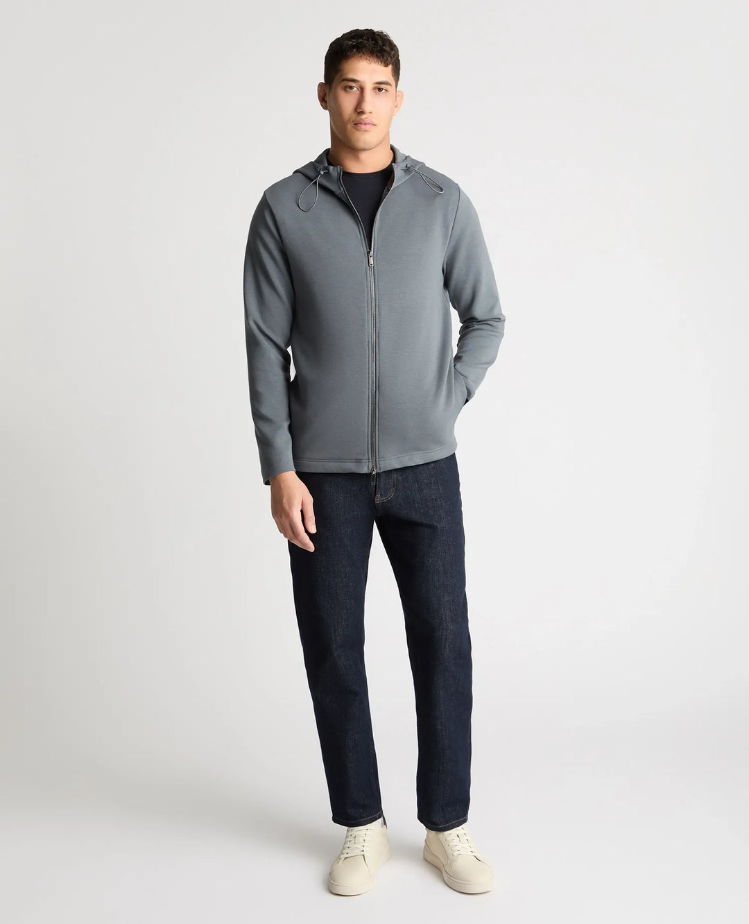 Remus Uomo Grey Hooded Zip