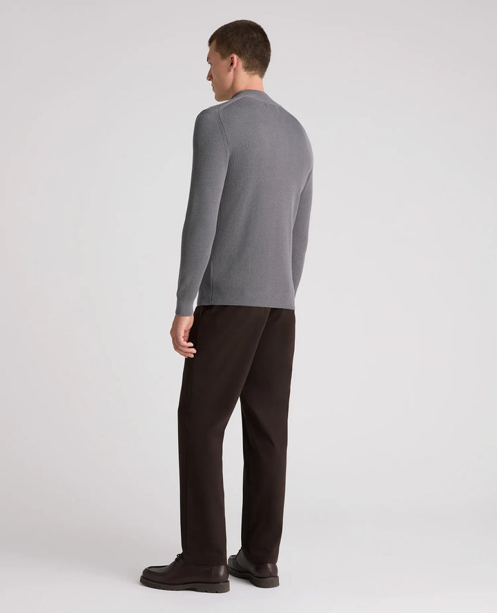 Remus Uomo 1/2 Zip Knit Grey