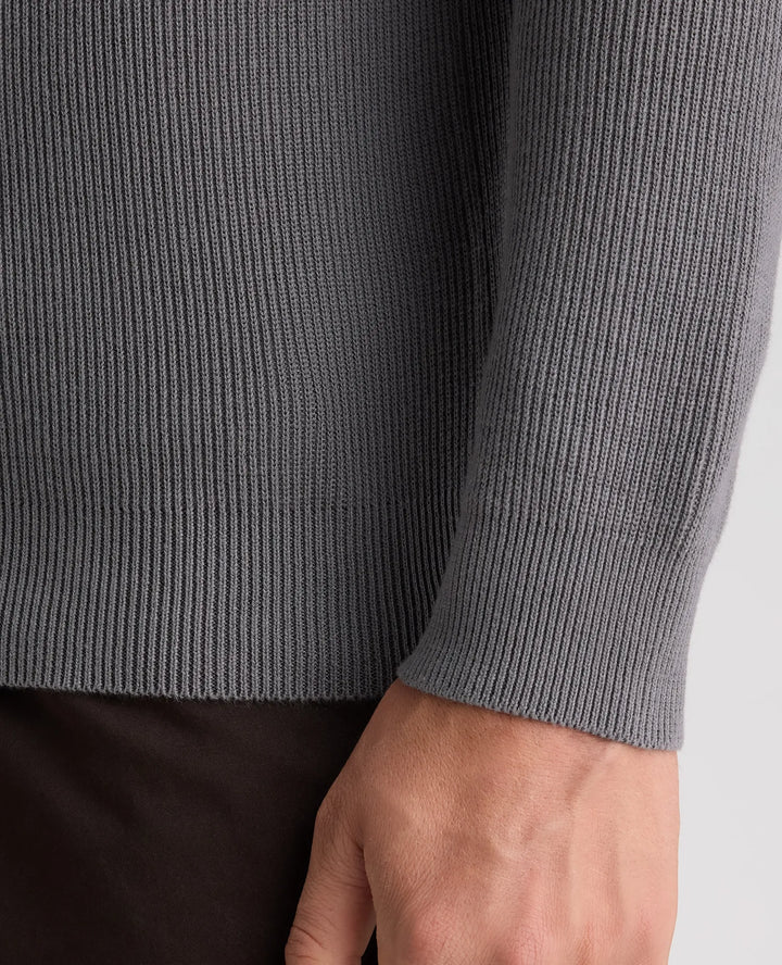 Remus Uomo 1/2 Zip Knit Grey