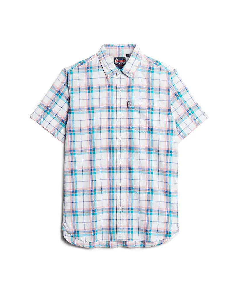 Superdry Lightweight Check Shirt Optic Check image 2