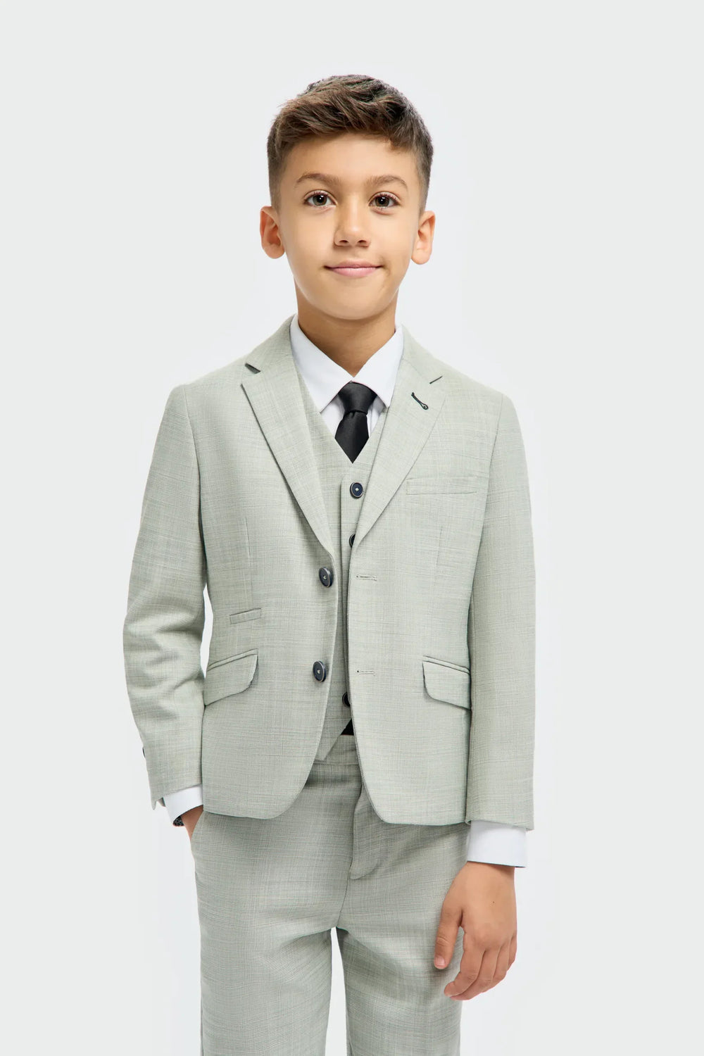 House Of Cavani Camden Sage Boys Suit image 1
