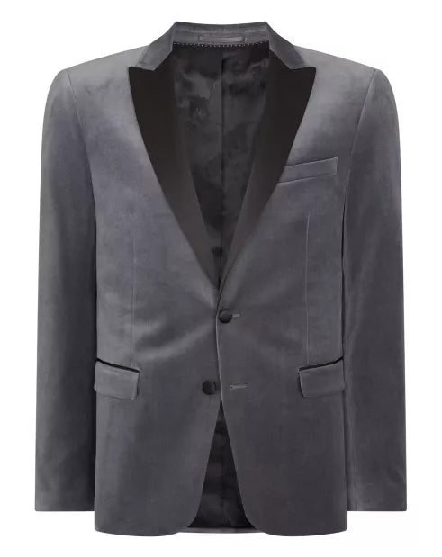 Remus Uomo Monti Velvet Jacket Grey