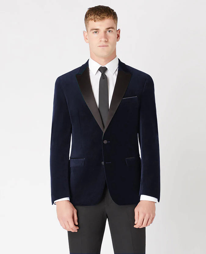 Remus Uomo Monti Velvet Jacket Navy