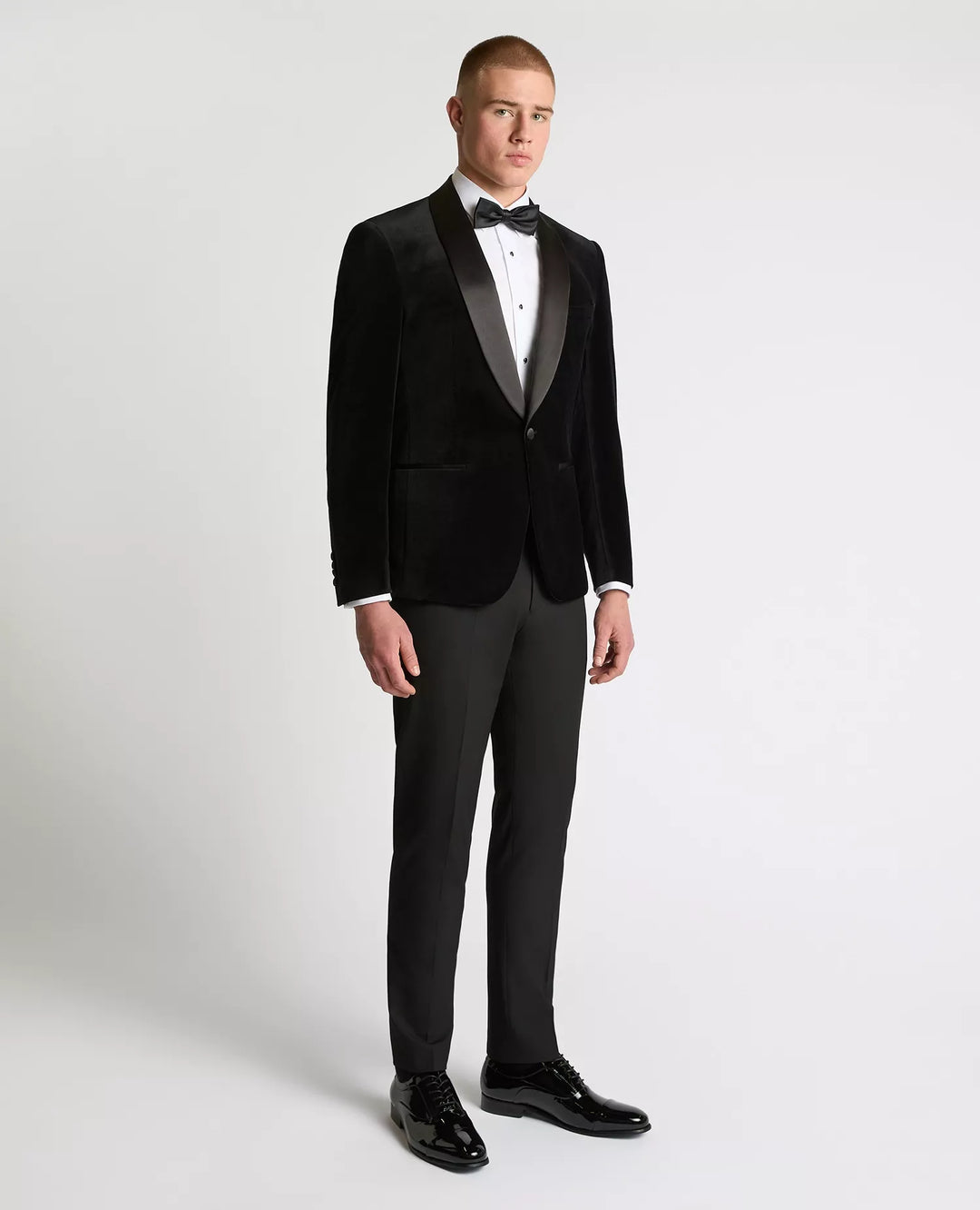 Remus Uomo Black Romeo Velvet Jacket Black
