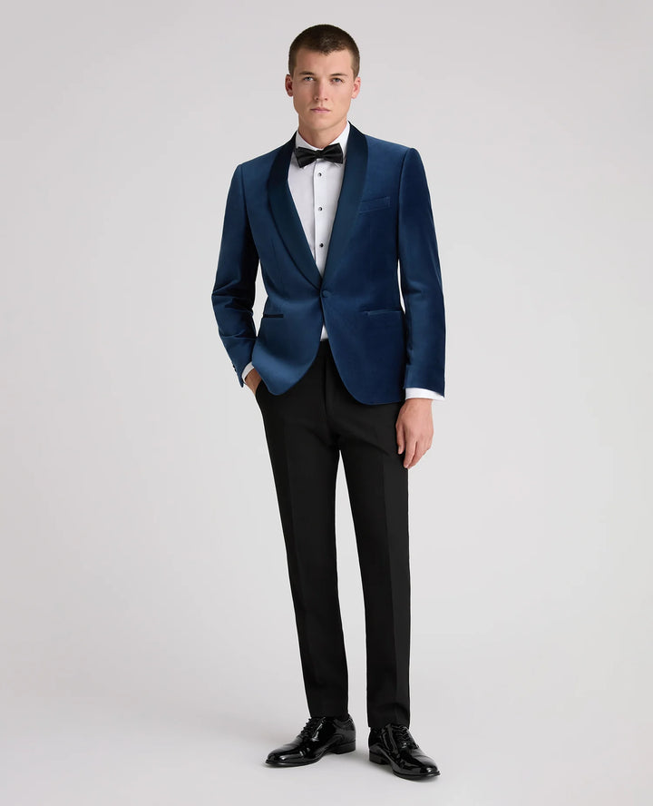 Remus Uomo Black Romeo Velvet Jacket Blue