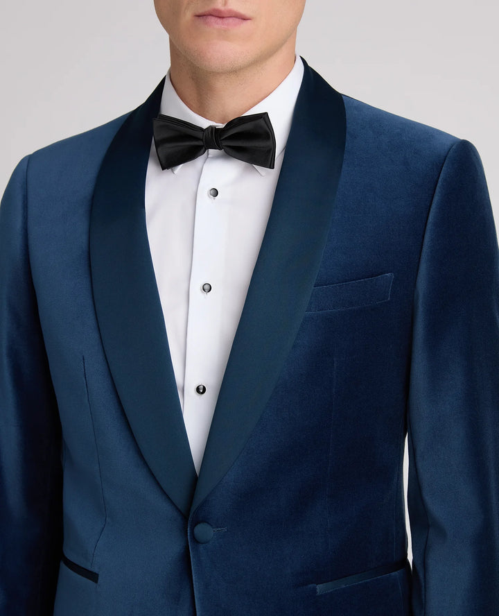 Remus Uomo Black Romeo Velvet Jacket Blue