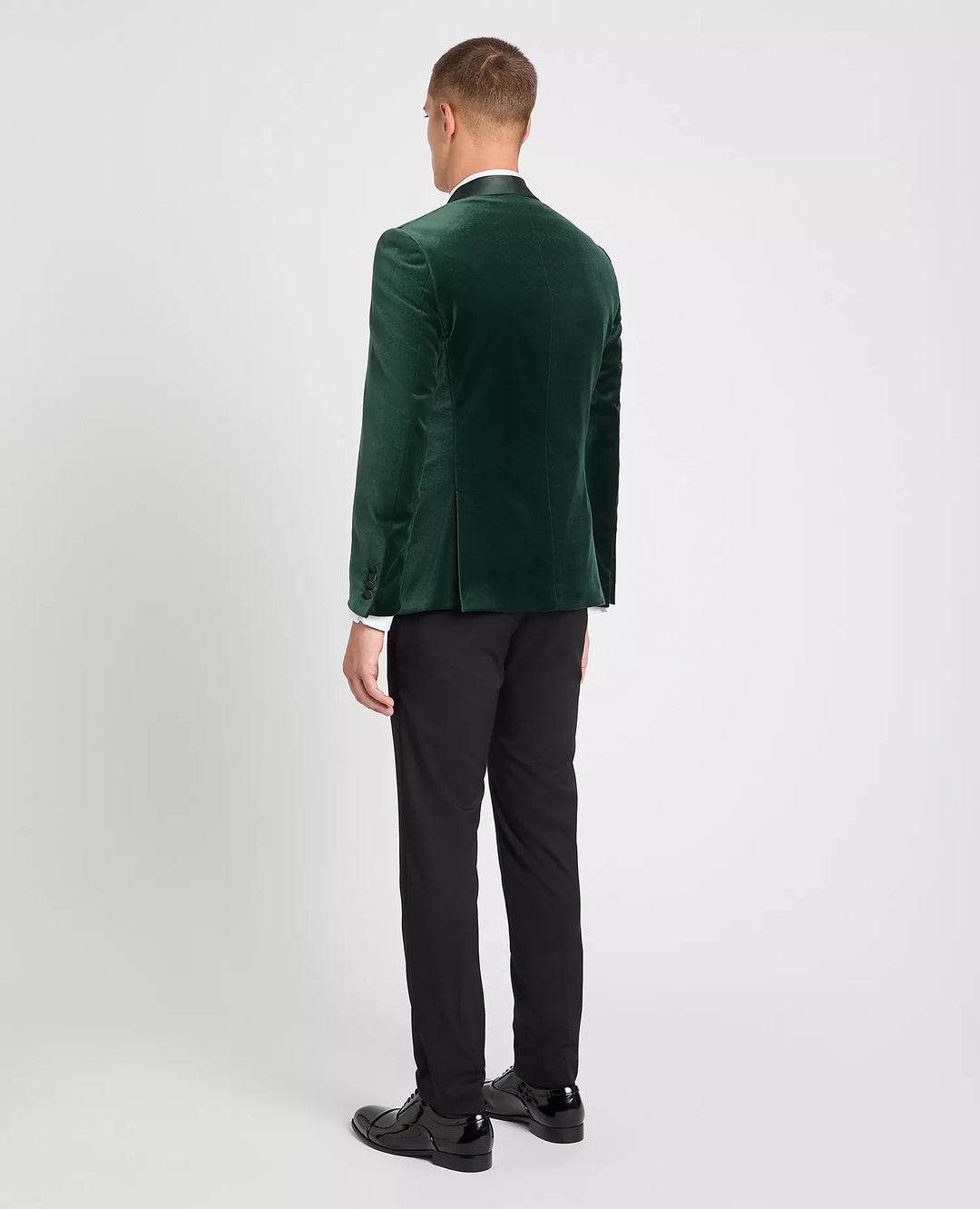 Remus Uomo Black Romeo Velvet Jacket Green