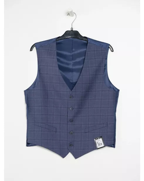 Daniel Grahame Damon Blue Check 3 Piece Suit