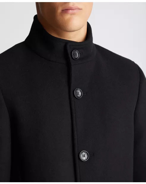 Remus Uomo Jonah Tailored Coat Black