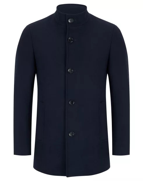 Remus Uomo Jonah Tailored Coat Navy