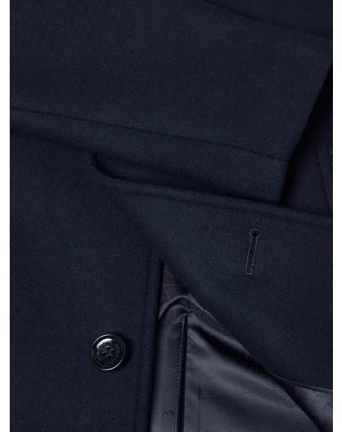 Remus Uomo Jonah Tailored Coat Navy