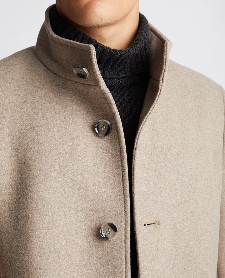 Remus Uomo Jonah Tailored Coat Taupe