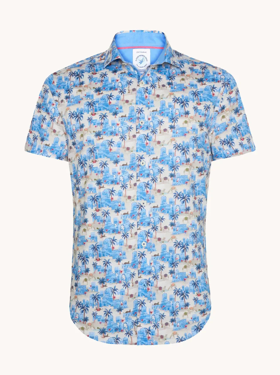 A Fish Named Fred Oasis Short Sleeve Shirt Cobalt image 0