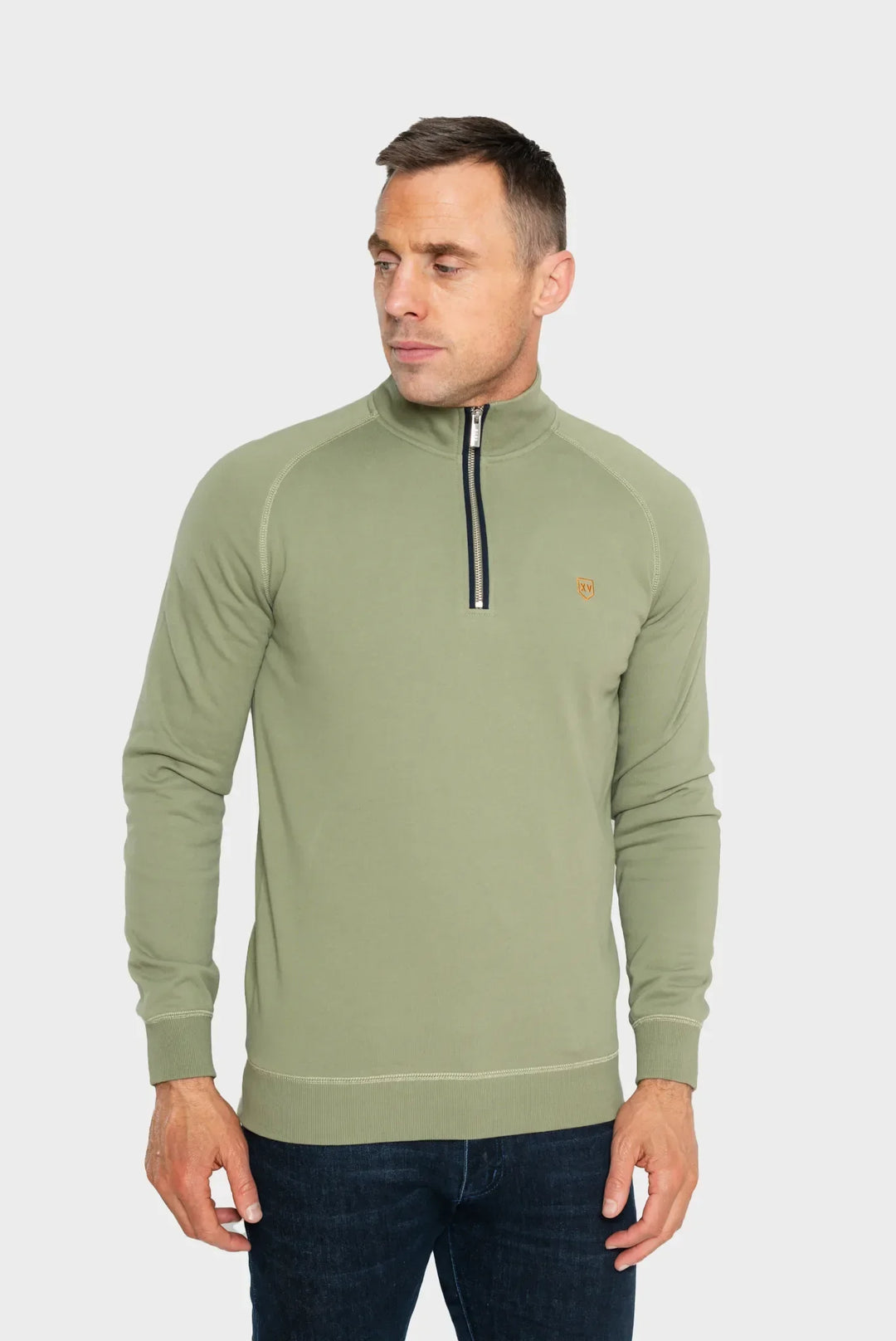 XV Kings by Tommy Bowe Falcons 1/4 Zip Fern image 0