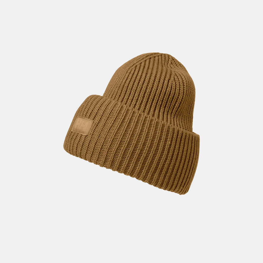 Helly Hansen Ribbed Beanie Sepia
