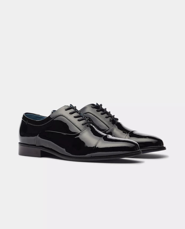 Remus Uomo Prato Black Patent Shoe