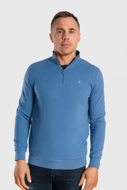 XV Kings by Tommy Bowe Eastern 1/4 Zip Straight Blue image 0
