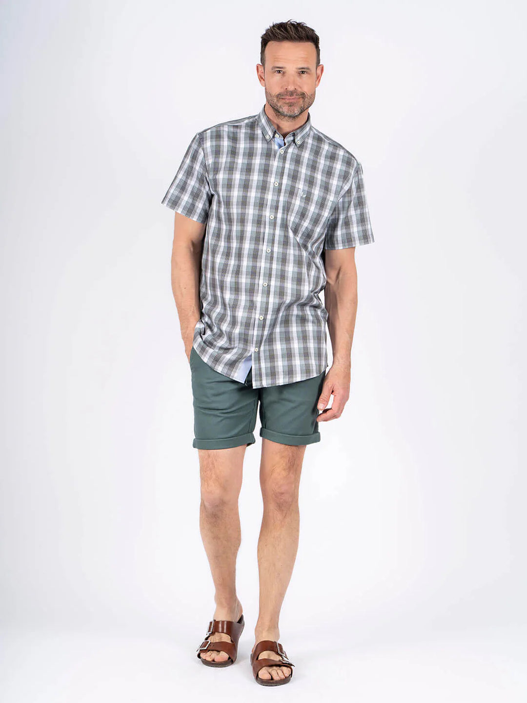 Pre End Rome Short Sleeve Shirt Ultimate Gray