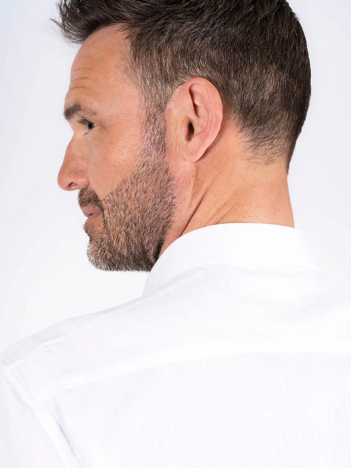 Pre End Jim Short Sleeve Shirt Bright White