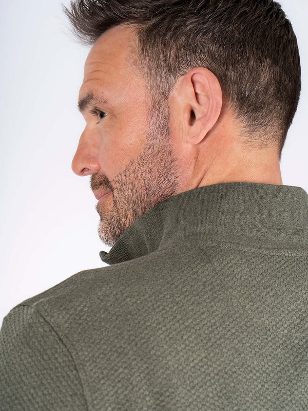 Pre End Alf Full Zip Sweatshirt Army Green