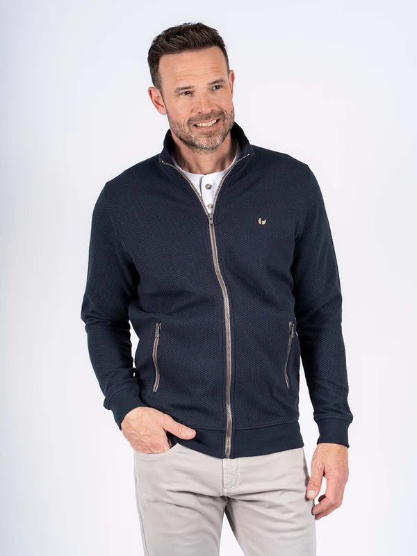 Pre End Alf Full Zip Sweatshirt Dark Navy
