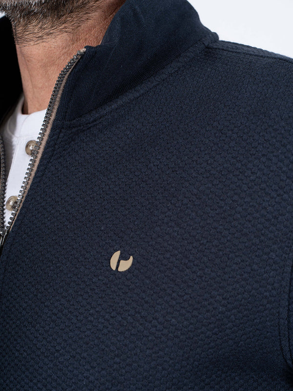 Pre End Alf Full Zip Sweatshirt Dark Navy