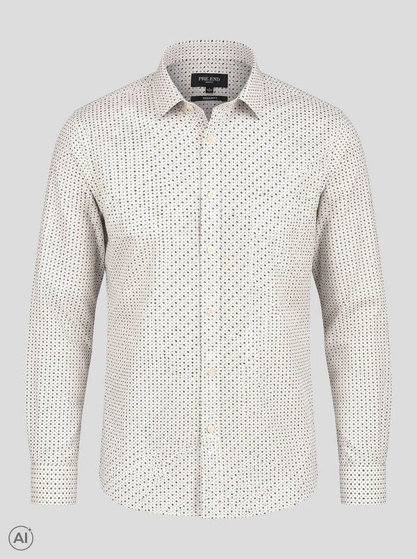 Pre End Oscar Casual Shirt White Printed