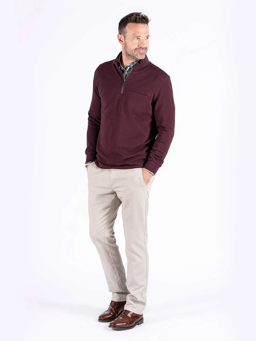 Pre End Tony Zip Sweatshirt Winetasting