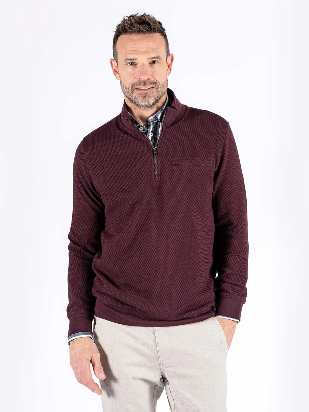 Pre End Tony Zip Sweatshirt Winetasting