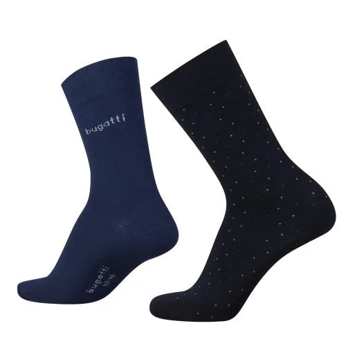 Bugatti 2 Pack Sock Size 9-12 image 0
