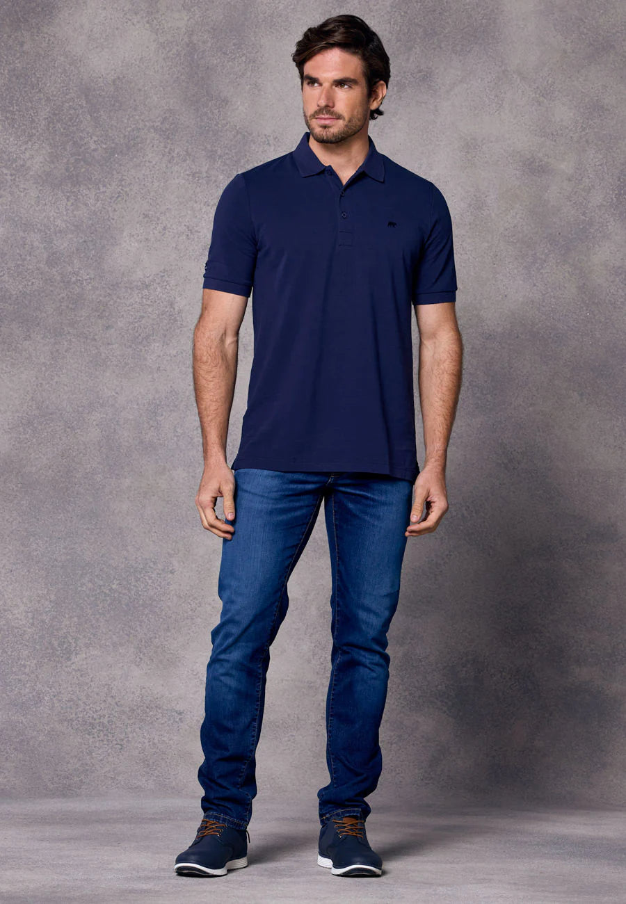 Rivet & Denim Mountain Polo Navy