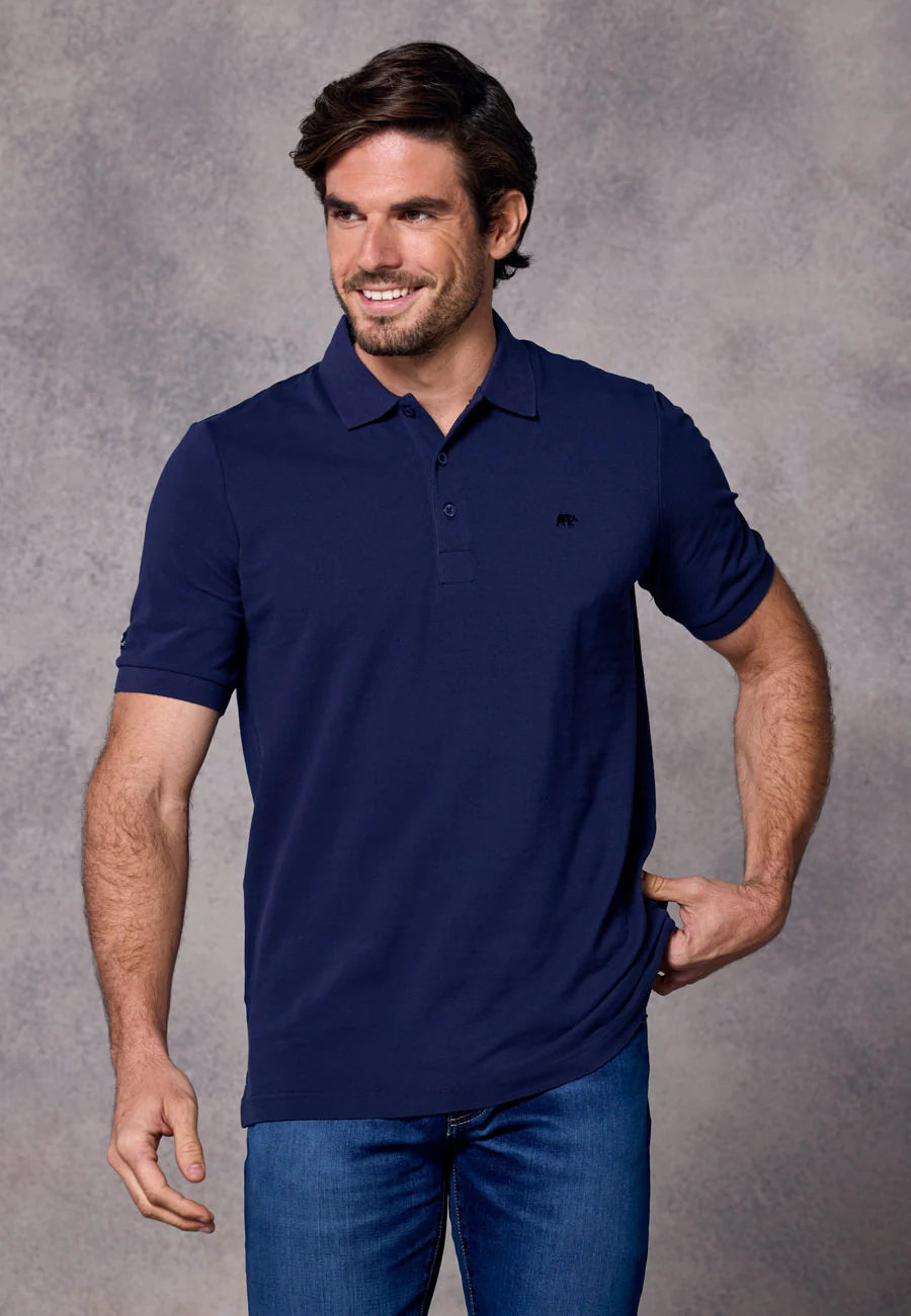Rivet & Denim Mountain Polo Navy
