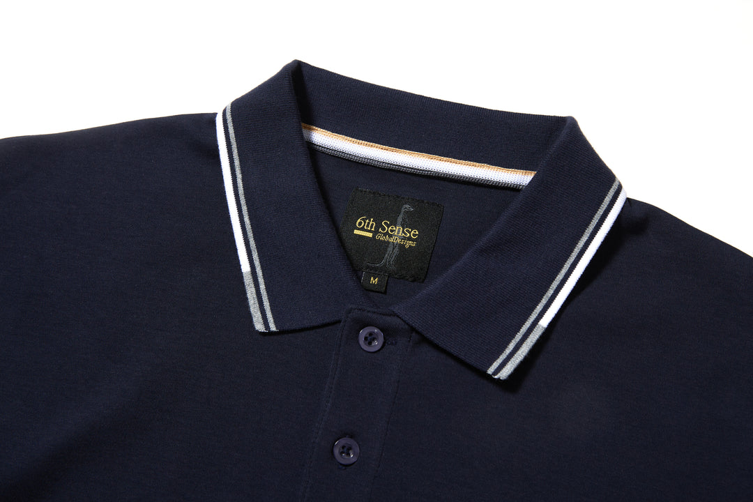 6th Sense Astonish Polo Shirt Sky Captain