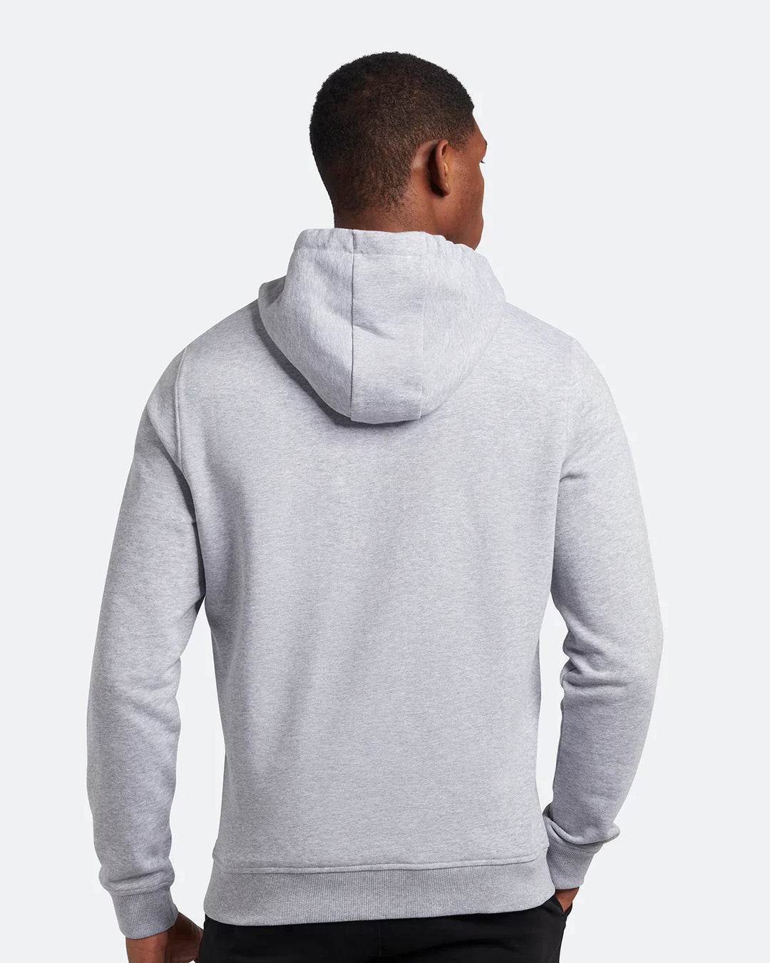Lyle &amp; Scott Pullover Hoodie Light Grey Marl image 3