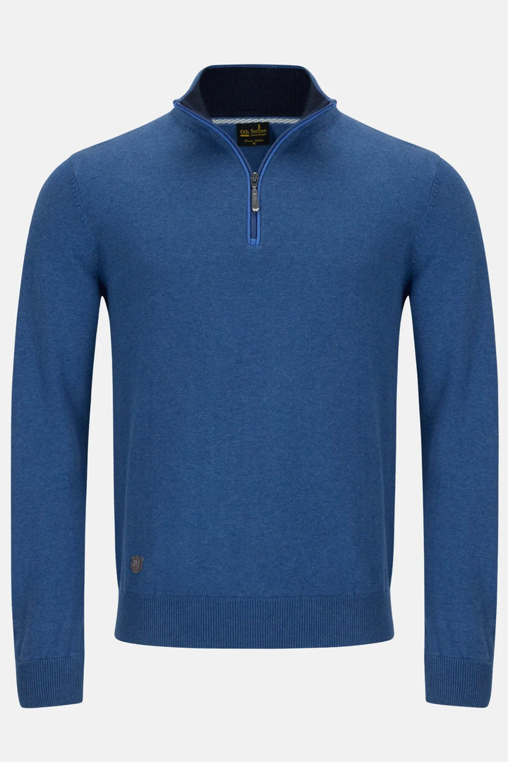 6th Sense Harry 1/4 Zip True Blue