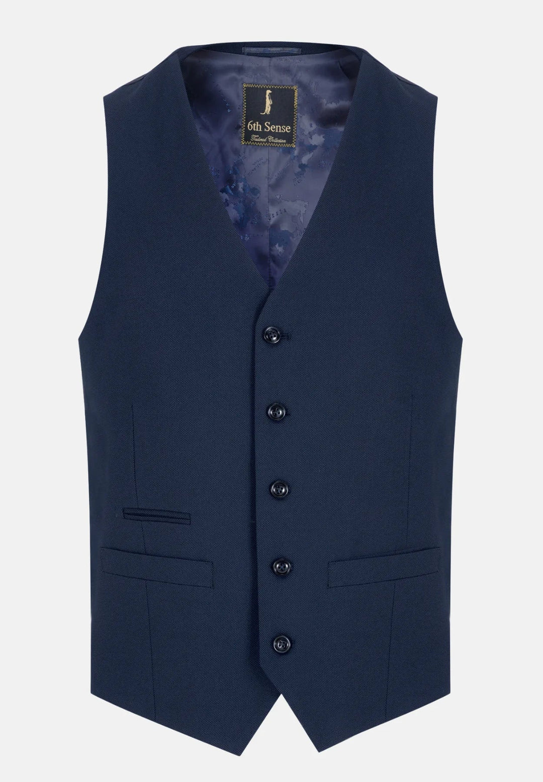 6th Sense Frozen Navy 3 Piece Suit