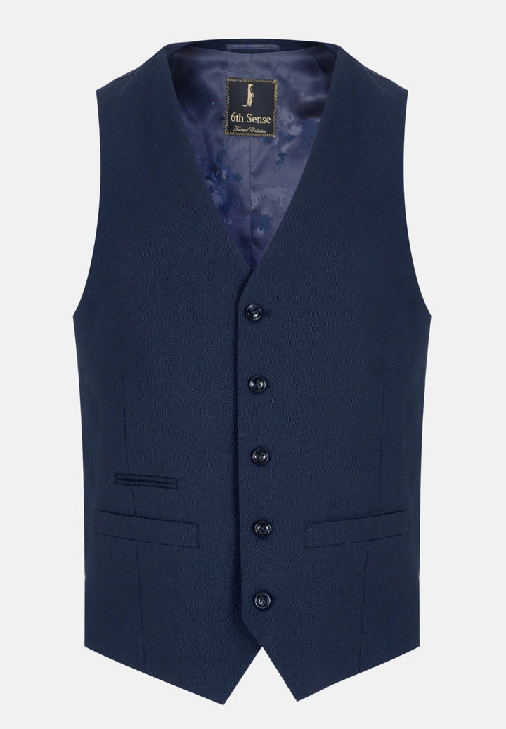 6th Sense Frozen Navy 3 Piece Suit