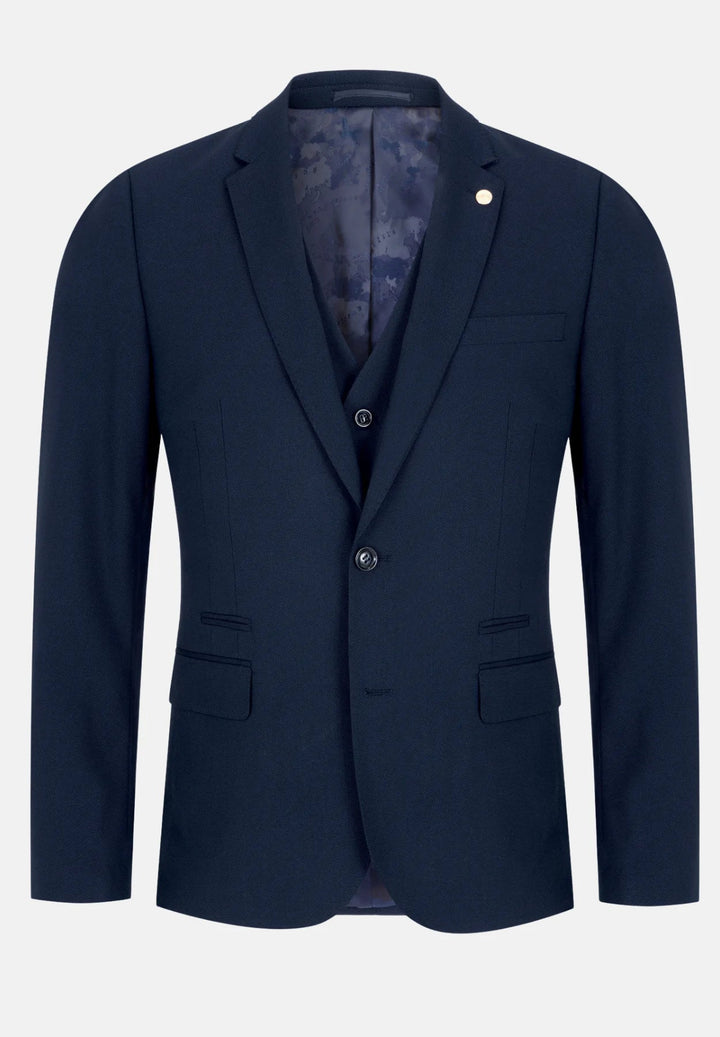 6th Sense Frozen Navy 3 Piece Suit
