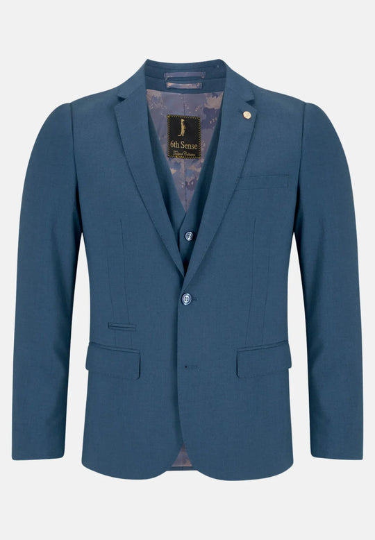 6th Sense Paramount Denim 3 Piece Suit