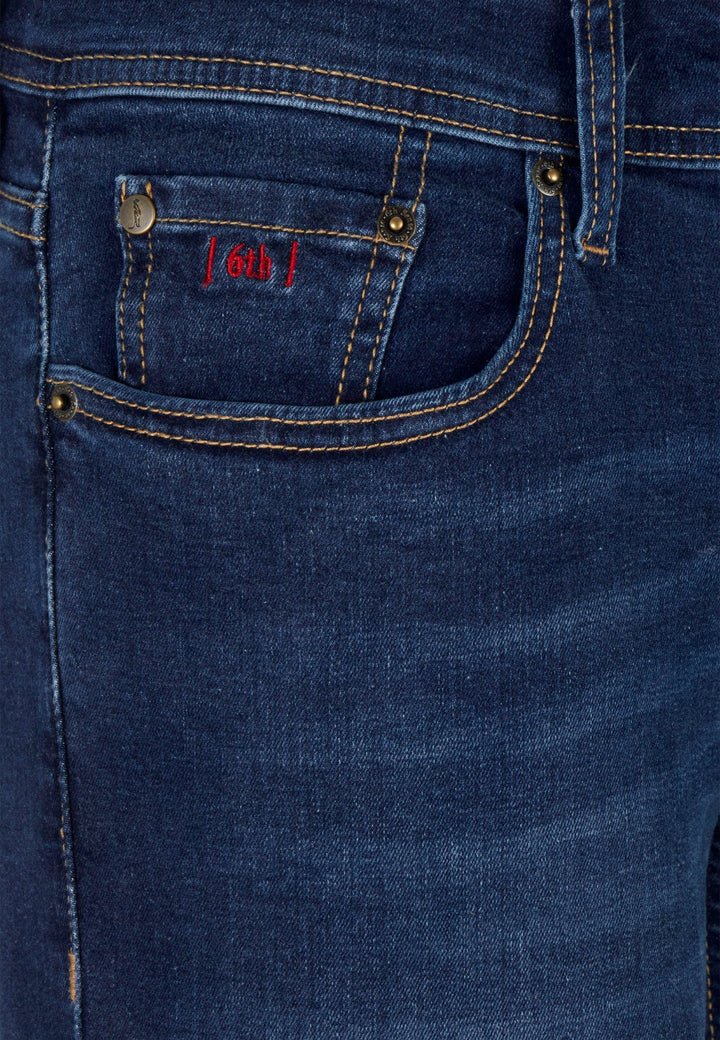 6th Sense Fred Bootcut Jeans Night Time Blue